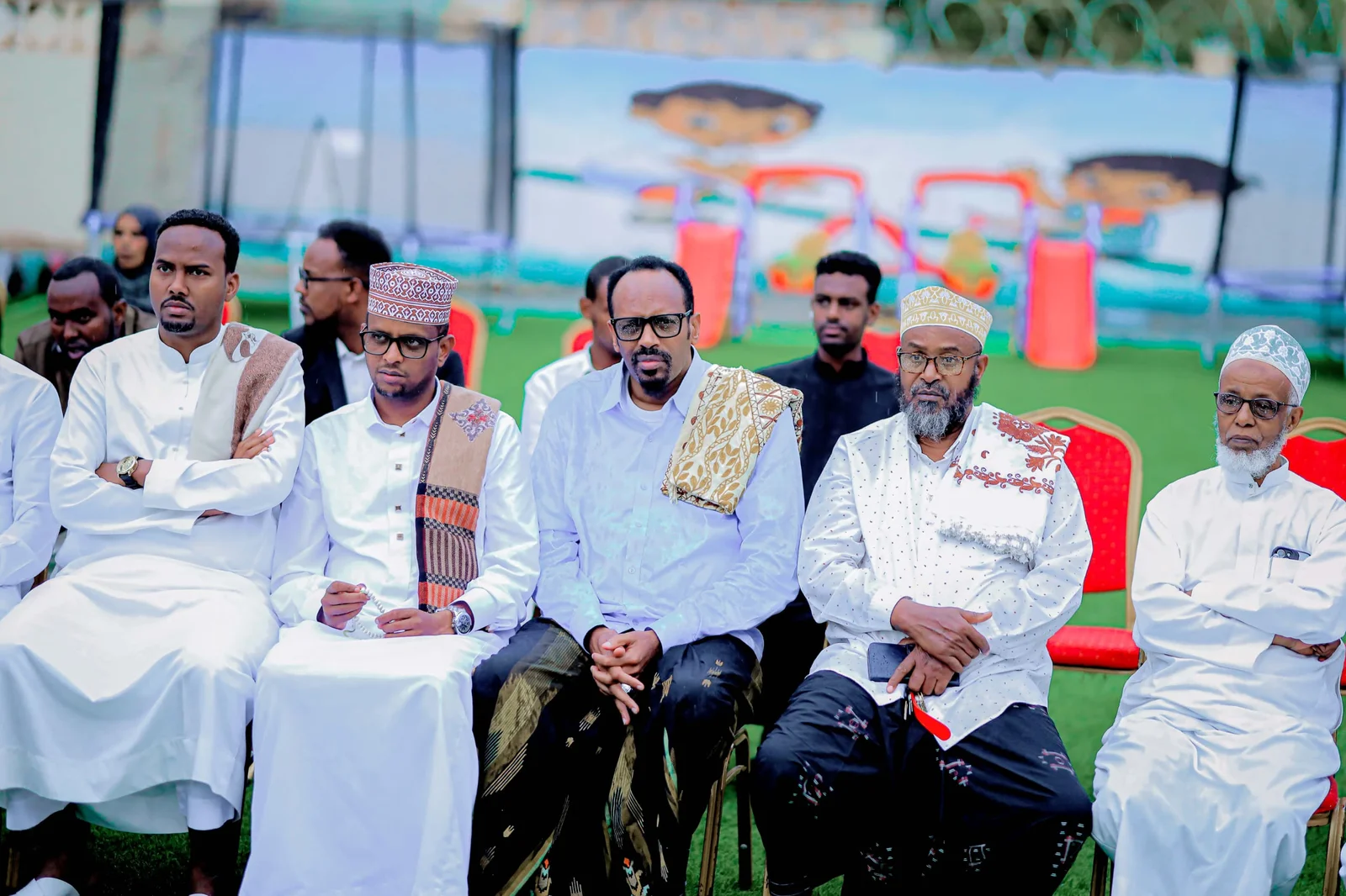 Community gathering at Baracim School